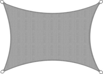 Négyszögletű légáteresztő lombkorona Sol Royal – 200x300cm – szürke
