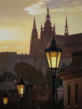 Festészet számokkal - Prága, 40x50cm