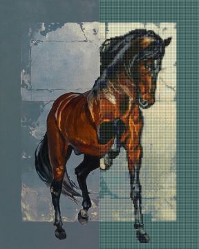 Gyémánt hímzőkészlet - Nyertes, 40x50cm
