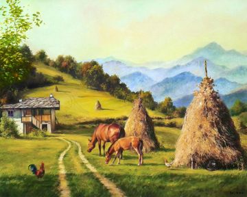 Rejtvény – Idill a hegyen – 50x70cm – 1000 darab