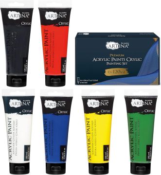 Artina Crylic akrilkészlet 6 X 120 ML