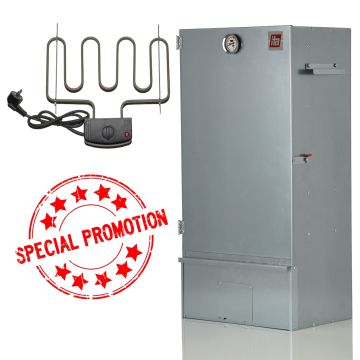 Füstölő galvanizalt lemezel + elektromos ellenállás