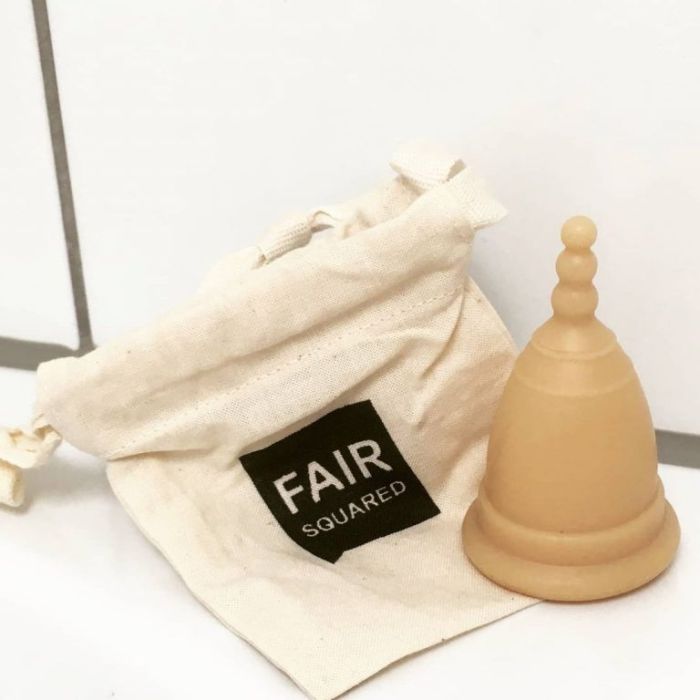 Текстилна чантичка за менструална чашка Fair Squared