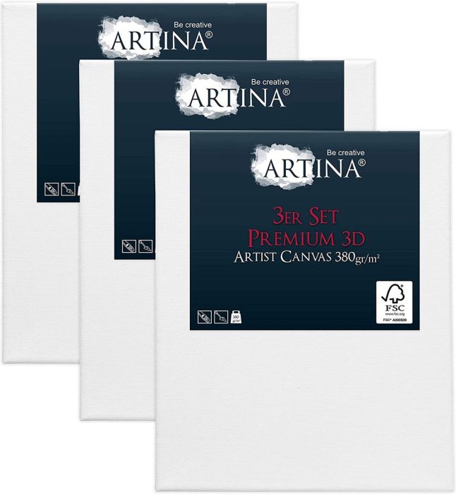 3db Artina Premium 3D vászon készlet 20x30cm