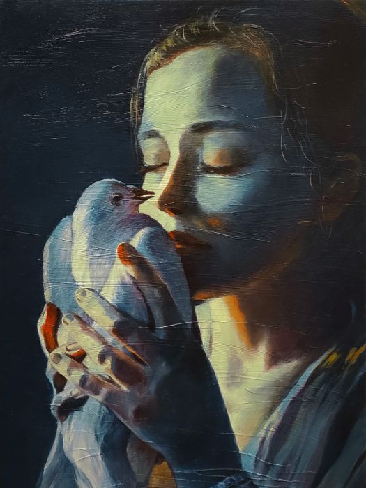 Festészet számokkal - Békesség a szívben, 40x50cm