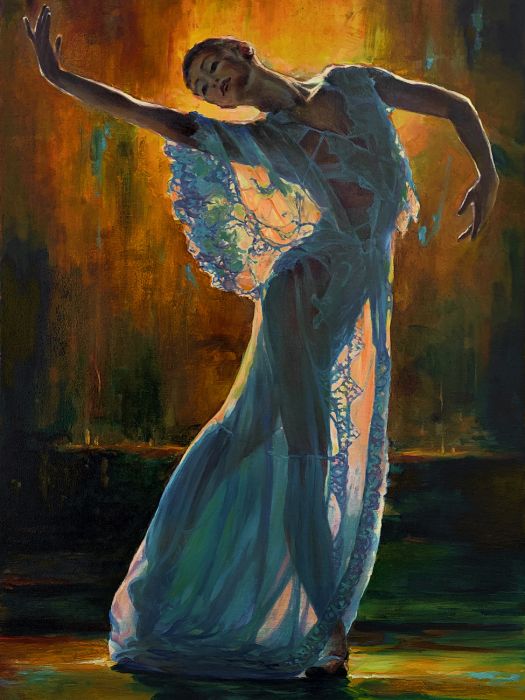 Festészet számokkal - Danul a szeretet, 40x50cm
