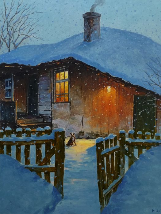 Festészet számokkal - Csend, 40x50cm