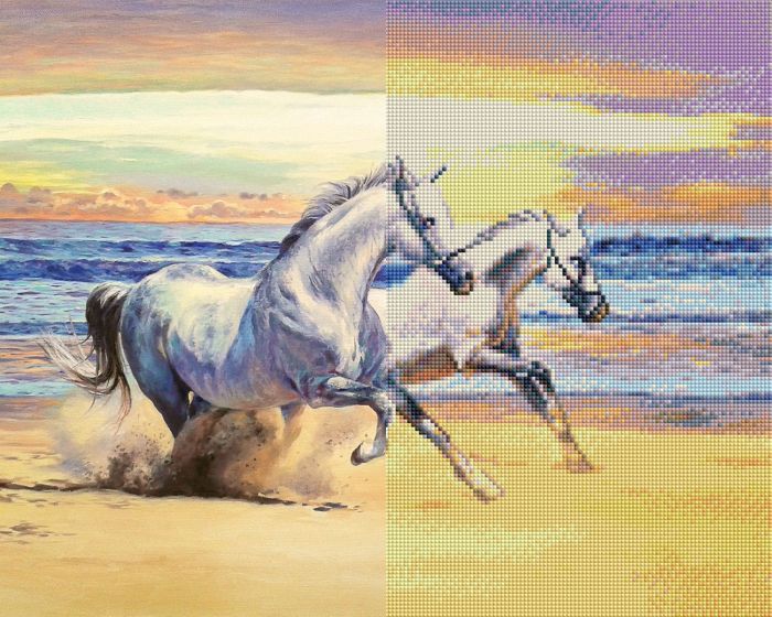 Gyémánt hímzőkészlet - Törekvés, 40x50cm