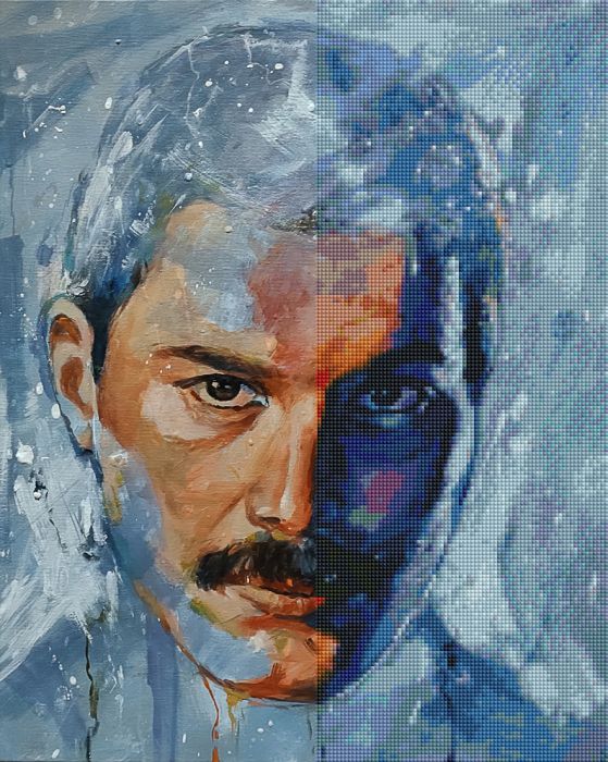 Gyémánt hímzőkészlet - Freddie, 40x50cm