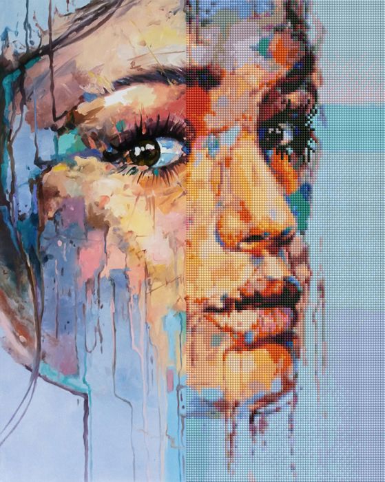 Gyémánt hímzőkészlet - Vágyódás, 40x50cm