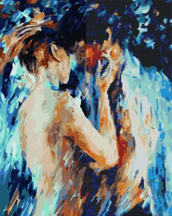 Gyémánt hímzőkészlet - Érintés, 40x50cm