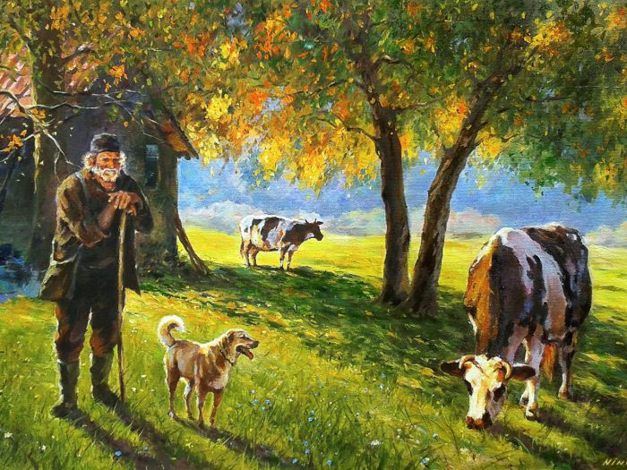 Rejtvény  – Öreg pásztor – 50x70cm – 1000 db