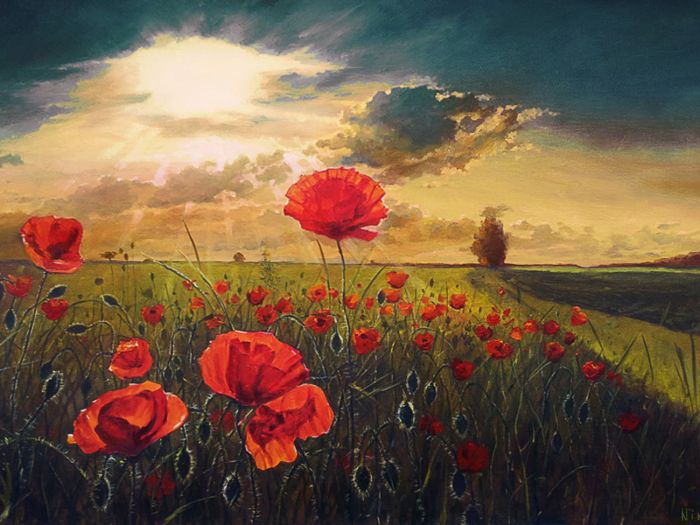 Rejtvény  – Tűzi mák – 50x70cm – 1000 darab