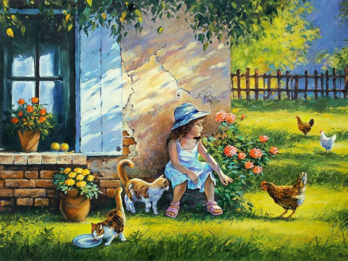 Rejtvény – Nyári vakáció – 50x70cm – 1000 darab