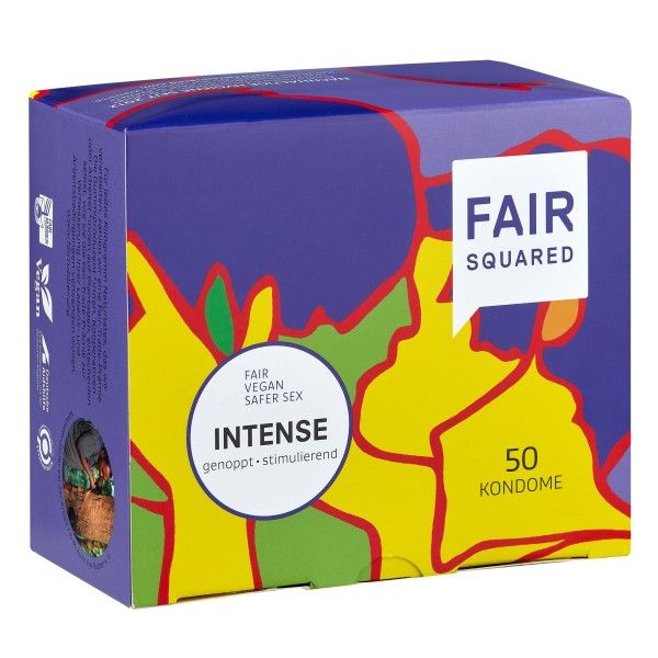Презервативи Fair Squared Intense 50бр.