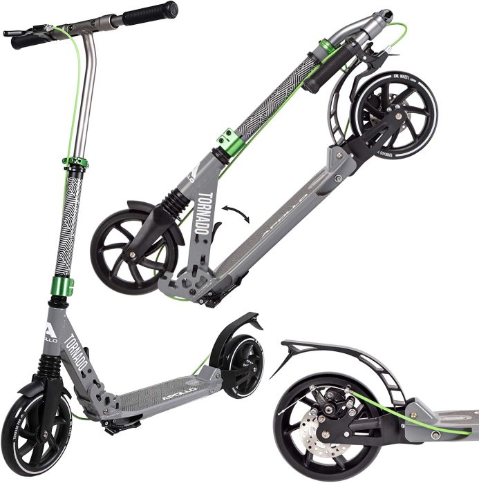 Apollo Tornado Pro City Roller Szürkészöld