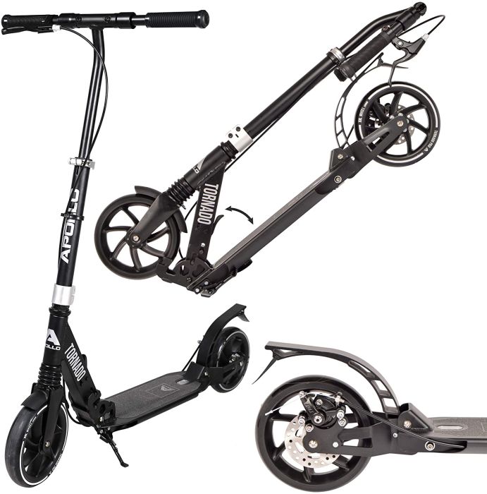 Apollo Tornado Pro City Roller Fekete