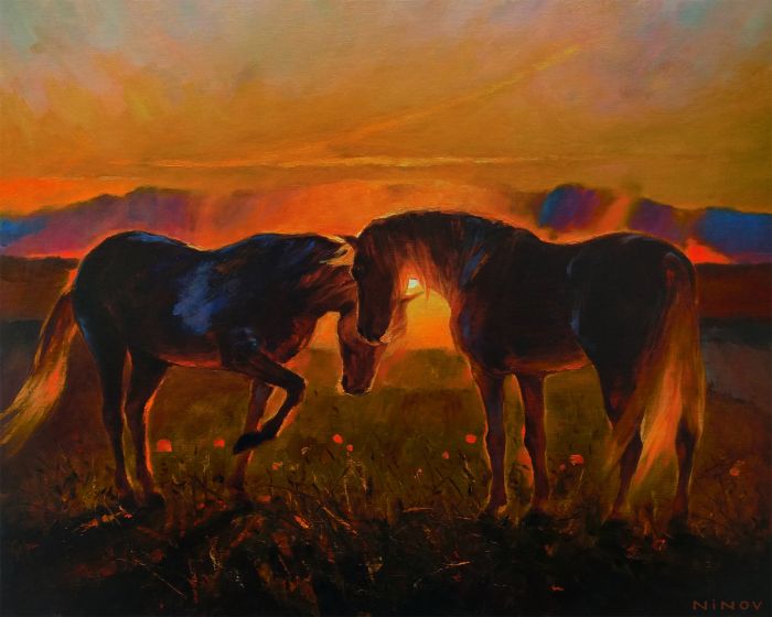 Festmény számokra – Csak kettő, 40x50cm