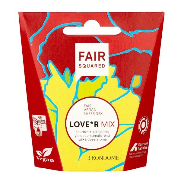 Презервативи Fair Squared Love'r mix 3бр.