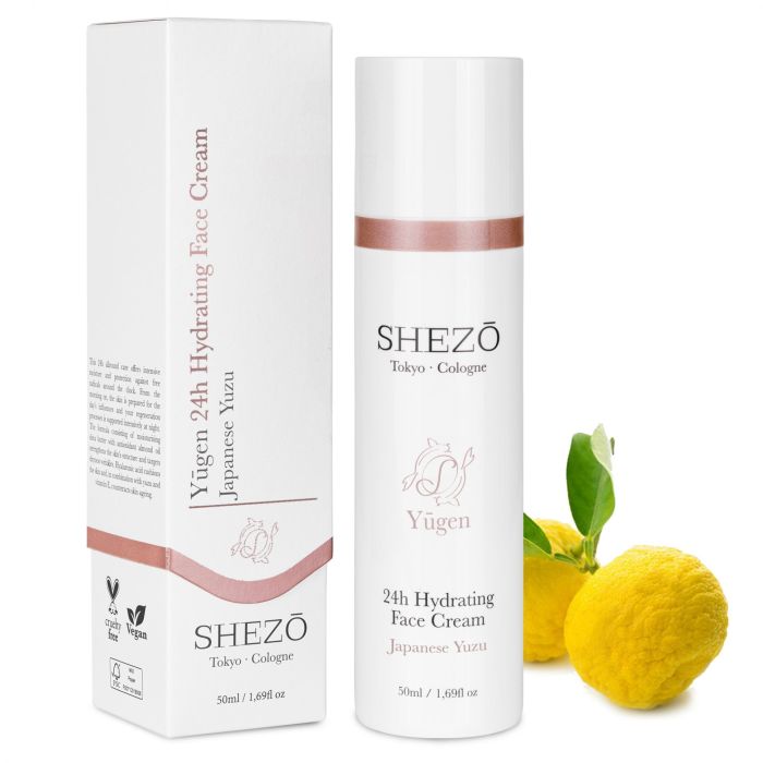 SHEZO Hyaluron hidratáló arckrém 24 órás 50 ml C-vitaminnal és yuzu kivonattal