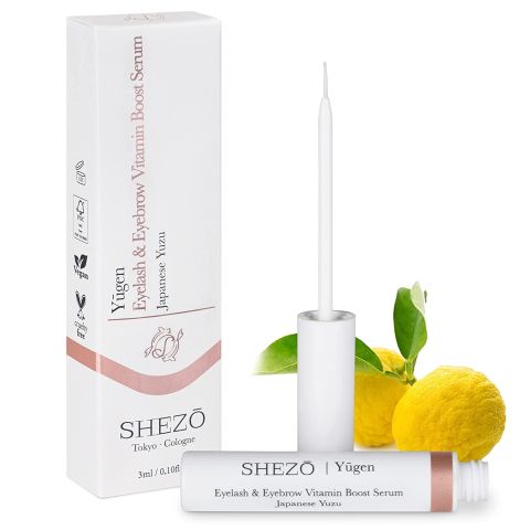 Természetes szérum SHEZO 3 ml-es szempillákhoz C-vitaminnal, yuzu kivonattal és hialuronsavval