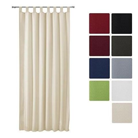 Beautissu Opaque függöny, 140 x 175 cm, füles rögzítéssel, több színben