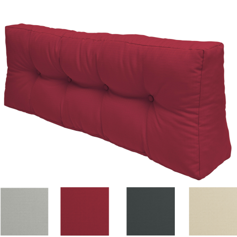 Raklapbútor LUX Beautissu ECO Elements OEKO-TEX 120x40x10/20 cm, Hát párna, több színben