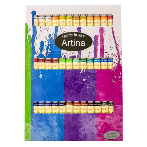 Artina Akrilfesték készlet, 36 x 12 ml